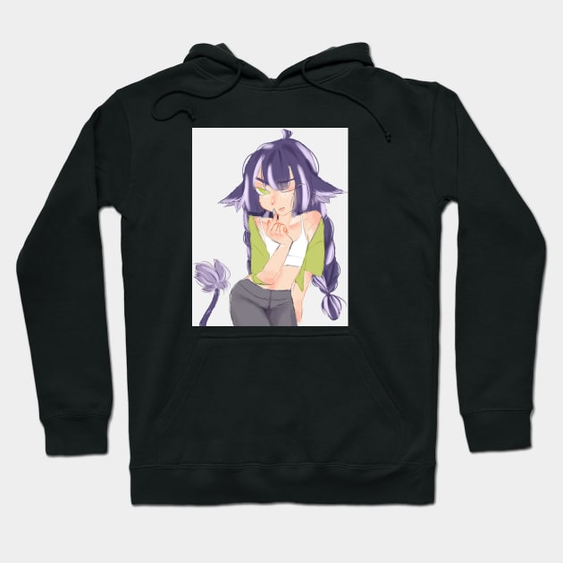 Snibs purple hair Hoodie by SnakeRibs